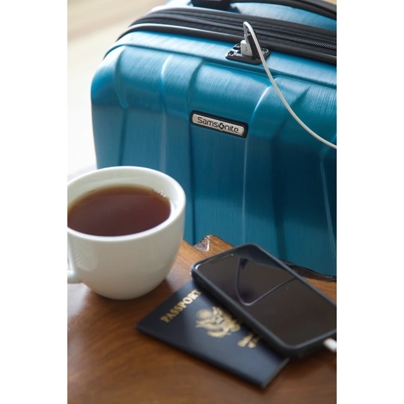 Bagaglio A Mano Samsonite Centric 2 Carry-On Spinner Blu | QYONES027