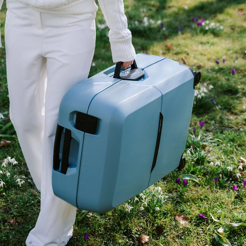Bagaglio A Mano Samsonite Maxsum Eco Carry-On Spinner Verdi | GZPCAO108