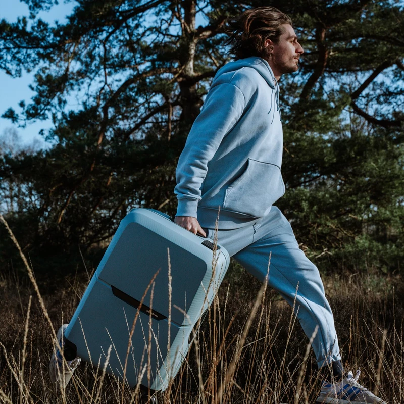 Bagaglio A Mano Samsonite Maxsum Eco Carry-On Spinner Verdi | GZPCAO108