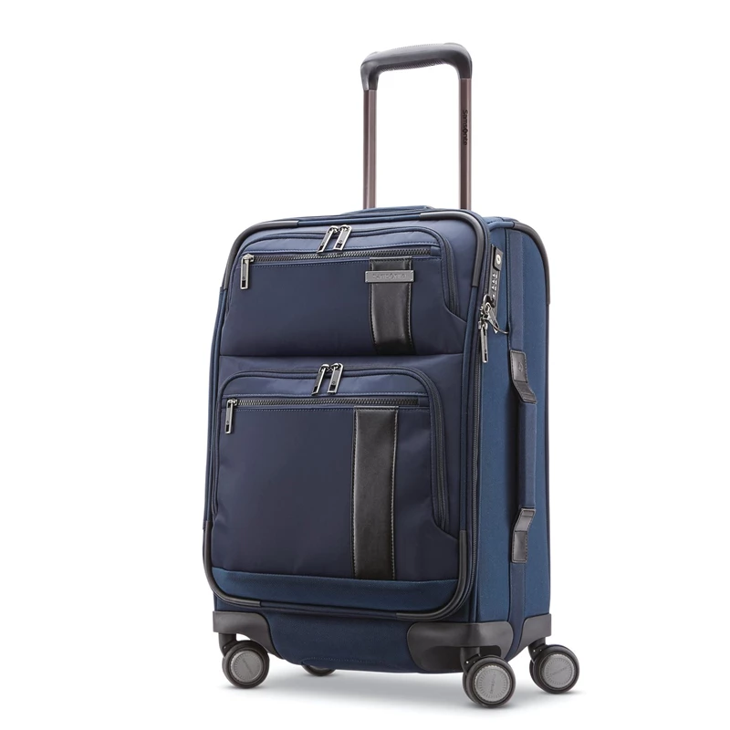 Bagaglio A Mano Samsonite NuRoad Carry-On Spinner Navy/Gunmetal | BVGFSZ049