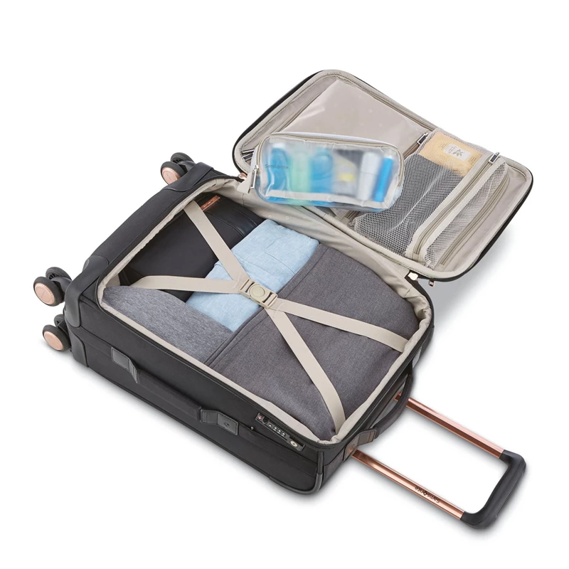 Bagaglio A Mano Samsonite NuRoad Ladies Carry-On Spinner Oro | XKGLPJ657