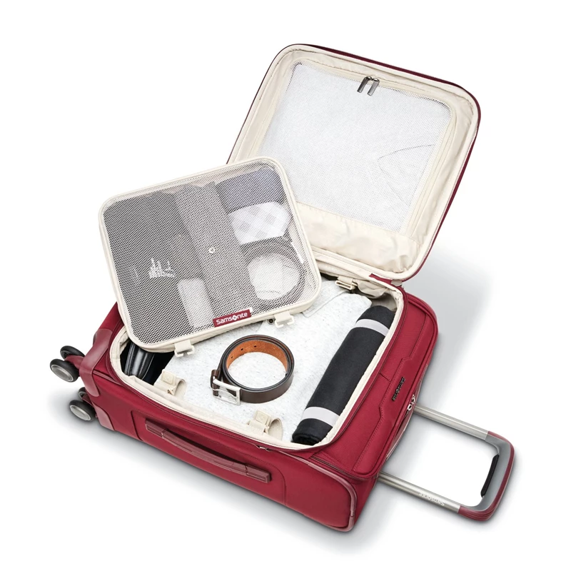 Bagaglio A Mano Samsonite Silhouette 17 Carry-On Spinner Merlot | MGTNAW312