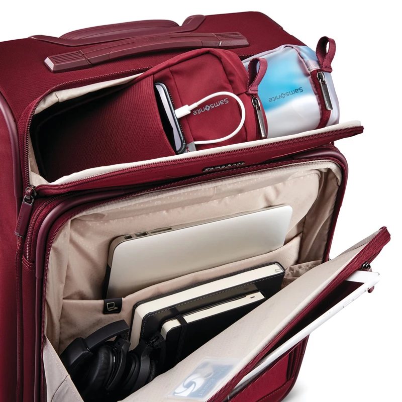 Bagaglio A Mano Samsonite Silhouette 17 Carry-On Spinner Merlot | MGTNAW312