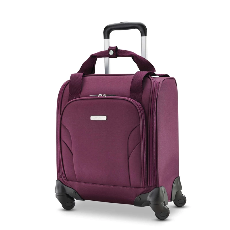 Bagaglio A Mano Samsonite Spinner Underseater with USB Port Viola | VRHQOZ421