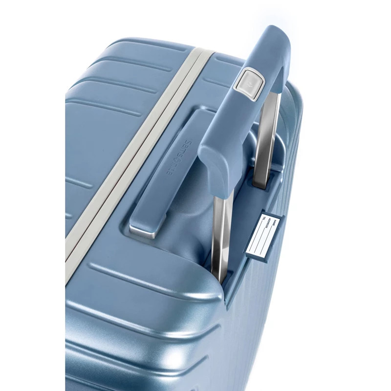 Bagaglio Controllato Samsonite Lite-Frame Checked Spinner Blu | THROAE560