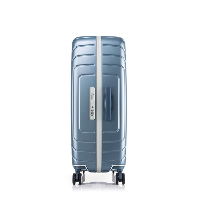 Bagaglio Controllato Samsonite Lite-Frame Checked Spinner Blu | THROAE560