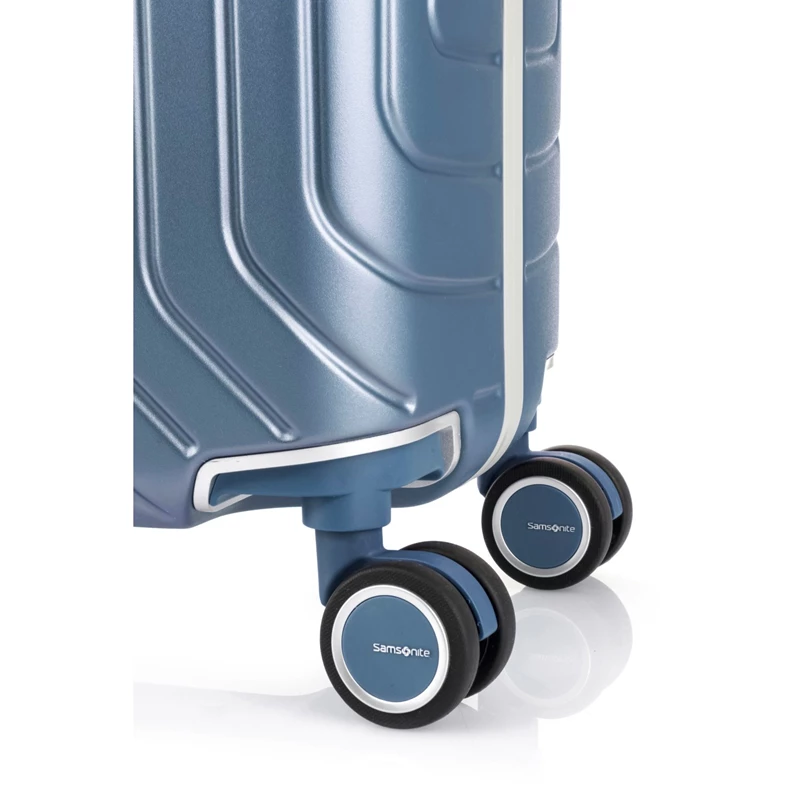 Bagaglio Controllato Samsonite Lite-Frame Checked Spinner Blu | THROAE560