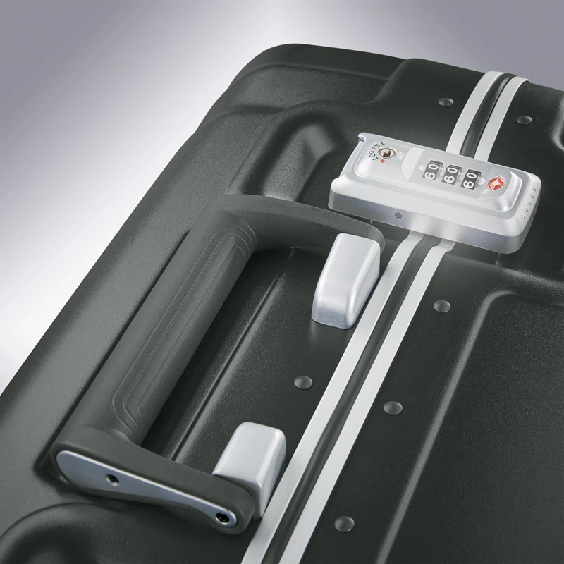 Bagaglio Controllato Samsonite Tru-Frame Medium Spinner Verde Oliva Verdi | ZKUEYL046