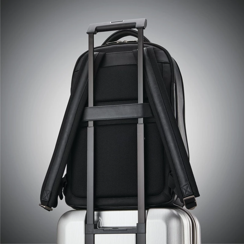 Borse Da Lavoro Samsonite Classiche Pelle Backpack Nere | JUBGIL745