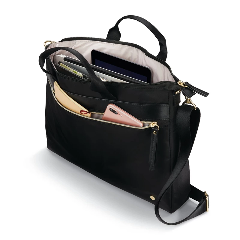 Borse Da Lavoro Samsonite Mobile Solution Convertible Slim Brief Nere | HVOYDK367