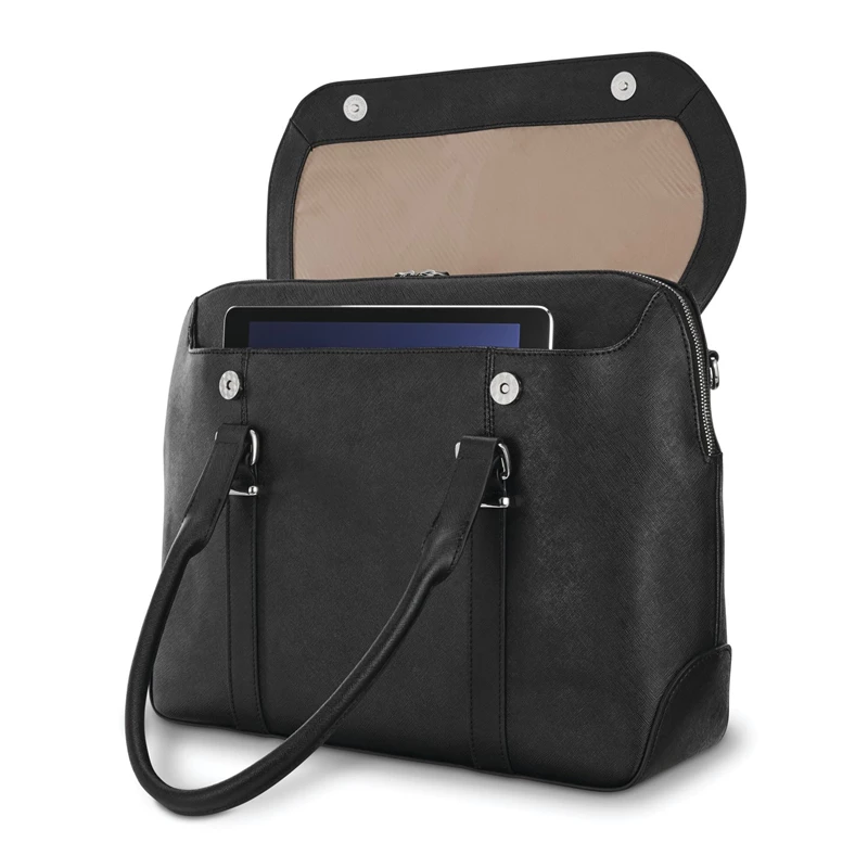 Borse Da Lavoro Samsonite Women's Executive Pelle Convertible Brief Nere | YXHWLO092