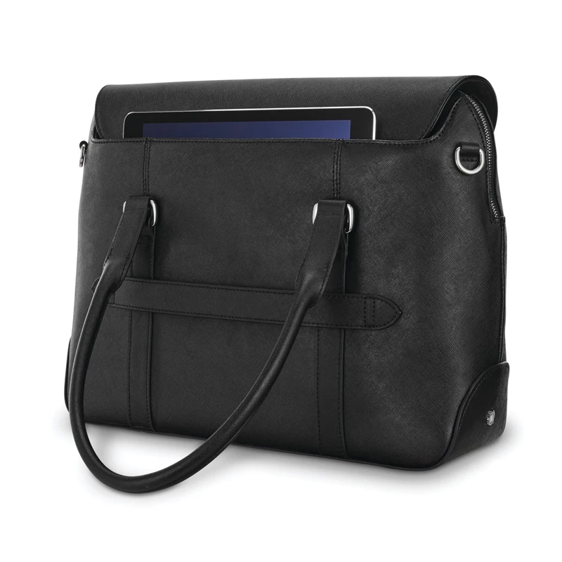 Borse Da Lavoro Samsonite Women's Executive Pelle Convertible Brief Nere | YXHWLO092