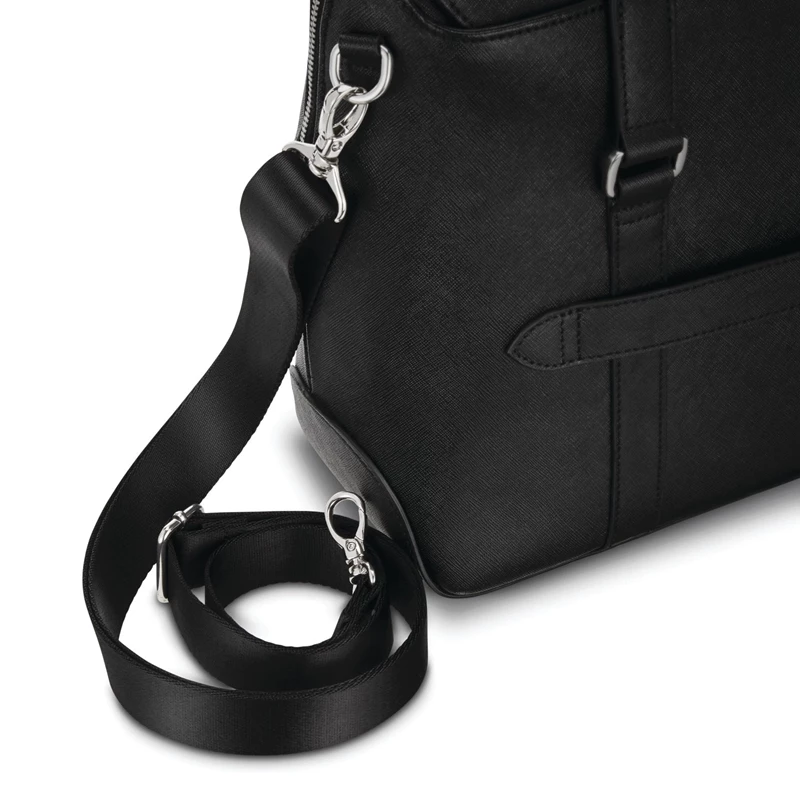 Borse Da Lavoro Samsonite Women's Executive Pelle Convertible Brief Nere | YXHWLO092