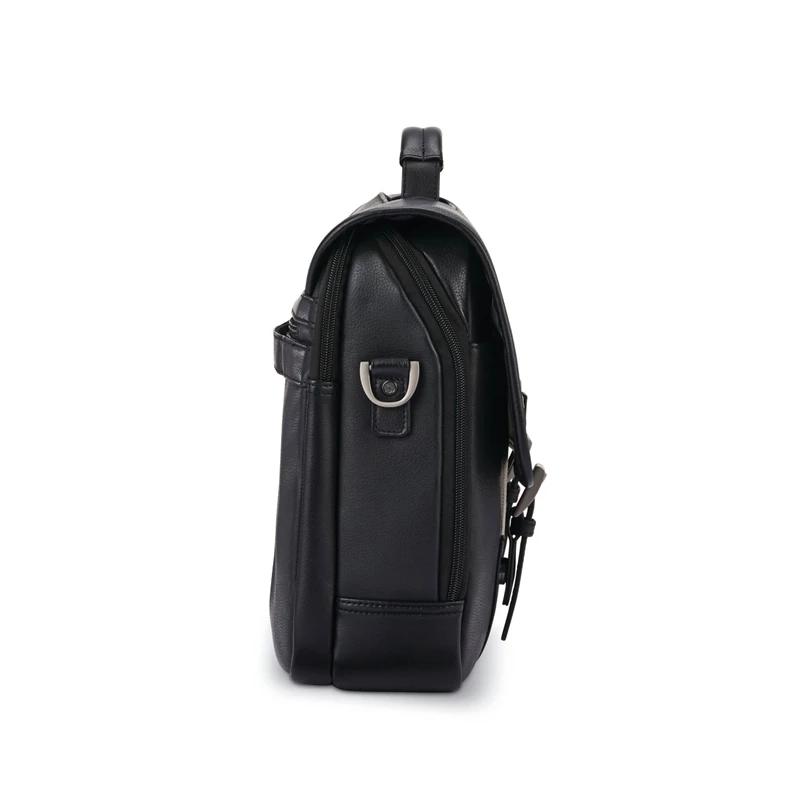 Borse Per Laptop & Valigette Samsonite Classiche Pelle Flapover Nere | KLEZGV729