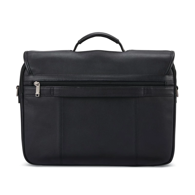 Borse Per Laptop & Valigette Samsonite Classiche Pelle Flapover Nere | KLEZGV729