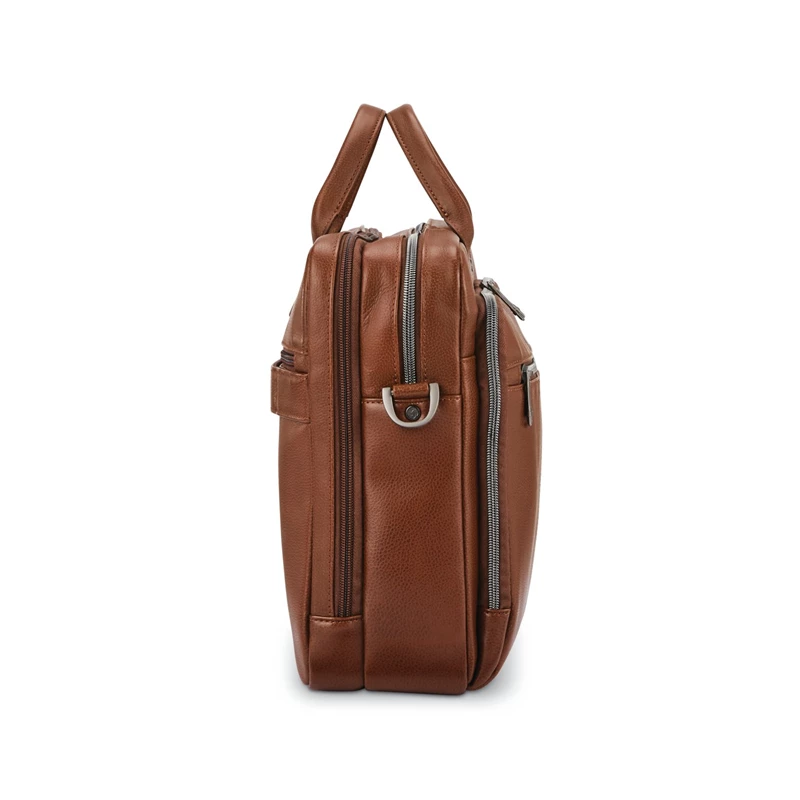Borse Per Laptop & Valigette Samsonite Classiche Pelle Toploader Cognac | LNWMSZ579