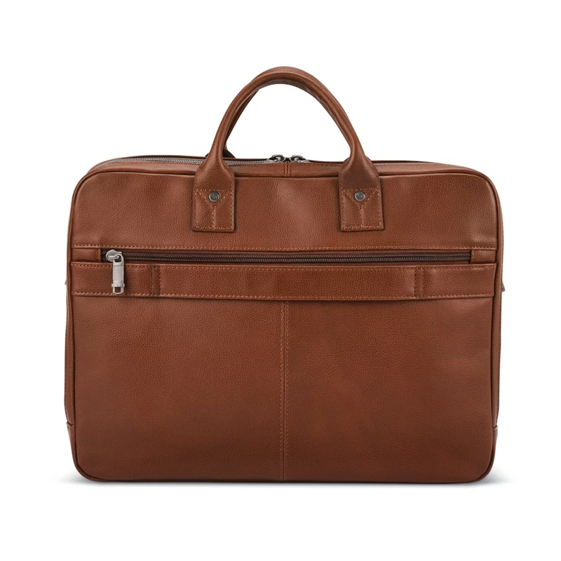 Borse Per Laptop & Valigette Samsonite Classiche Pelle Toploader Cognac | LNWMSZ579