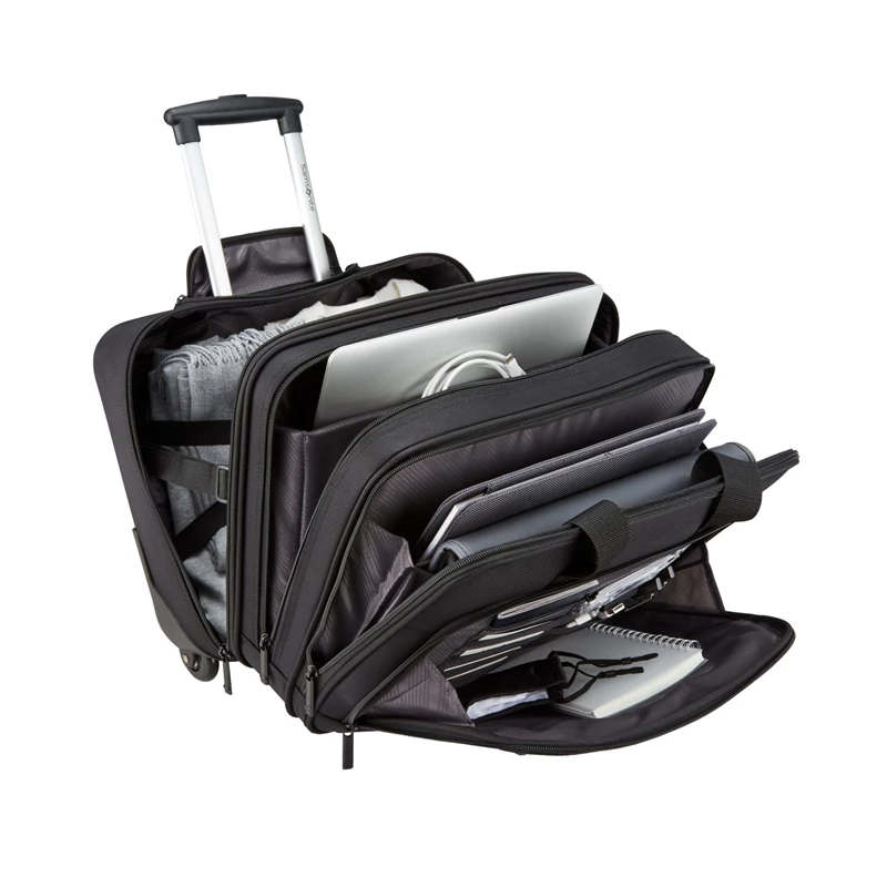 Cartelle Con Ruote Samsonite Classiche Business 2.0 Wheeled Business Case Nere | UDKVLZ093