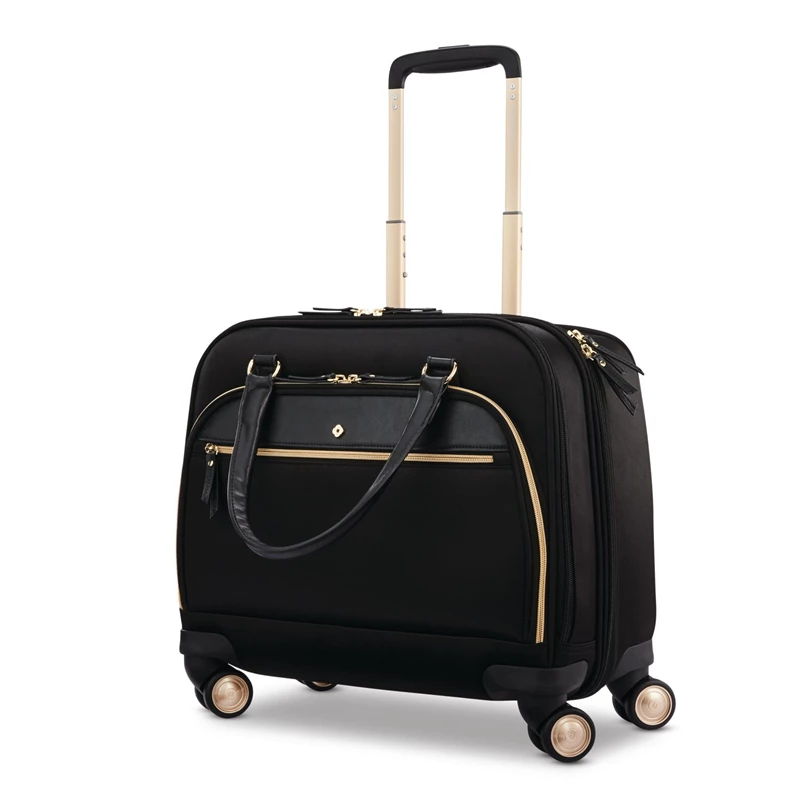 Cartelle Con Ruote Samsonite Mobile Solution Spinner Mobile Office Nere | ABIQZH109