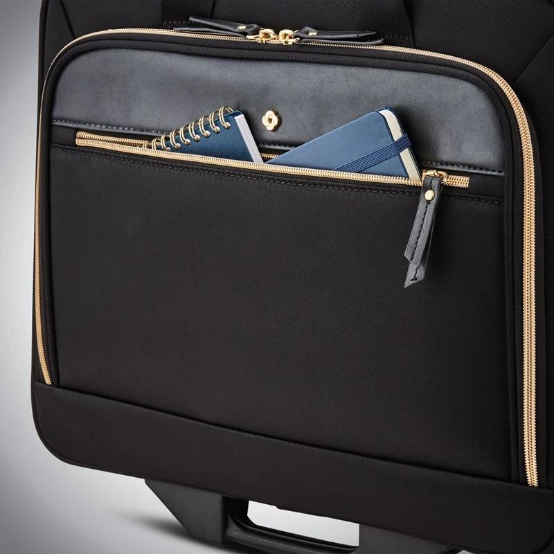 Cartelle Con Ruote Samsonite Mobile Solution Upright Wheeled Mobile Office Nere | LRCQVM812