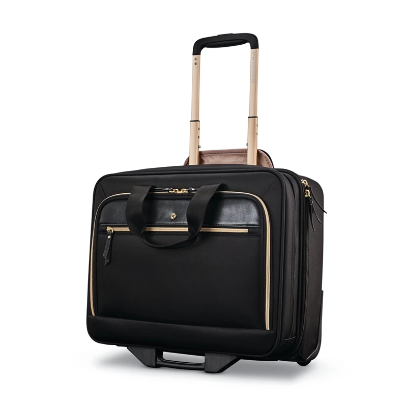 Cartelle Con Ruote Samsonite Mobile Solution Upright Wheeled Mobile Office Nere | LRCQVM812