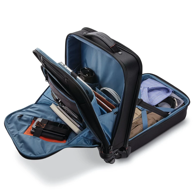 Cartelle Con Ruote Samsonite Samsonite Pro Vertical Spinner Mobile Office Nere | RUGYLC175