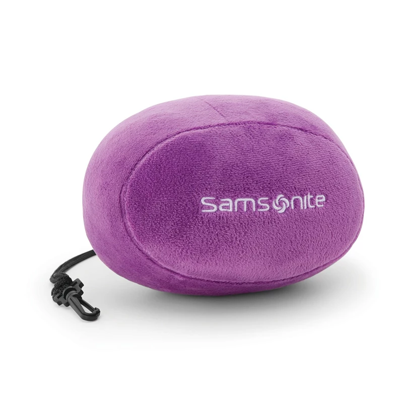 Comfort Di Viaggio Samsonite Memory Foam Pillow w/Pouch Ultraviolet | JTLBGQ047