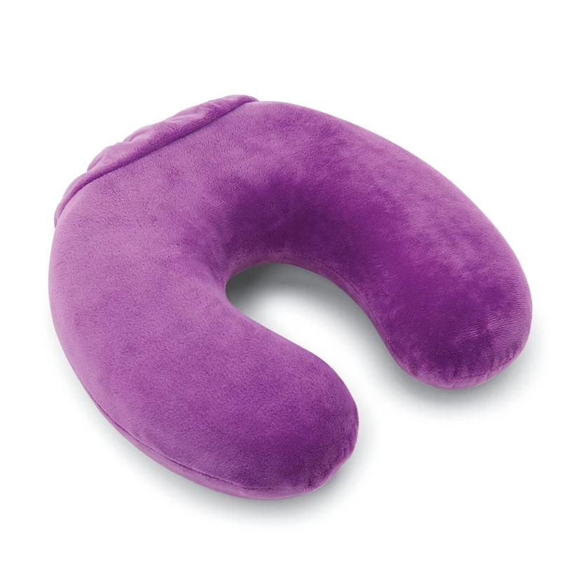 Comfort Di Viaggio Samsonite Memory Foam Pillow w/Pouch Ultraviolet | JTLBGQ047