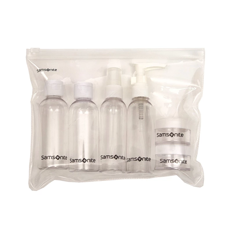 Kit Da Toilette & Cosmetici Samsonite 6pc Travel Bottle Set Clear | DIUFJH291