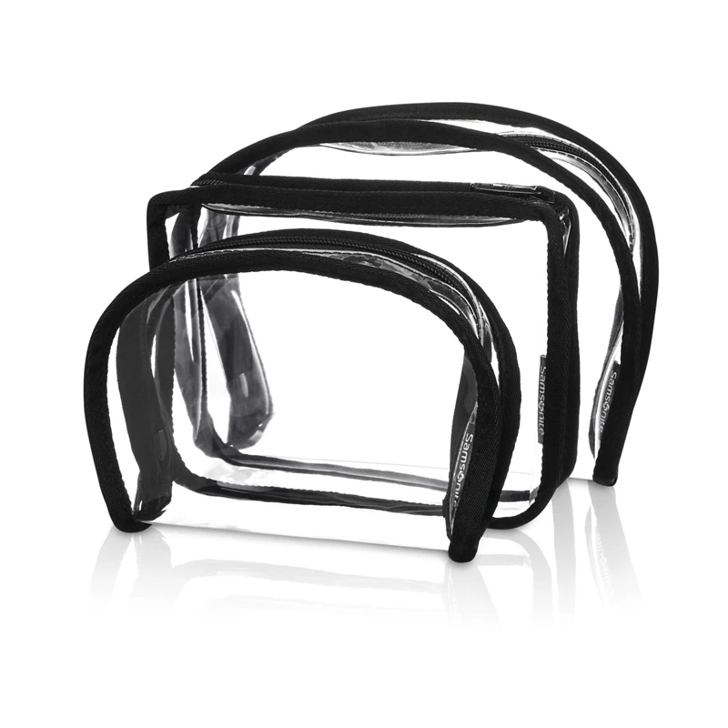 Kit Da Toilette & Cosmetici Samsonite Go Clear 3PC Accessory Pack Clear | FZRAKJ495