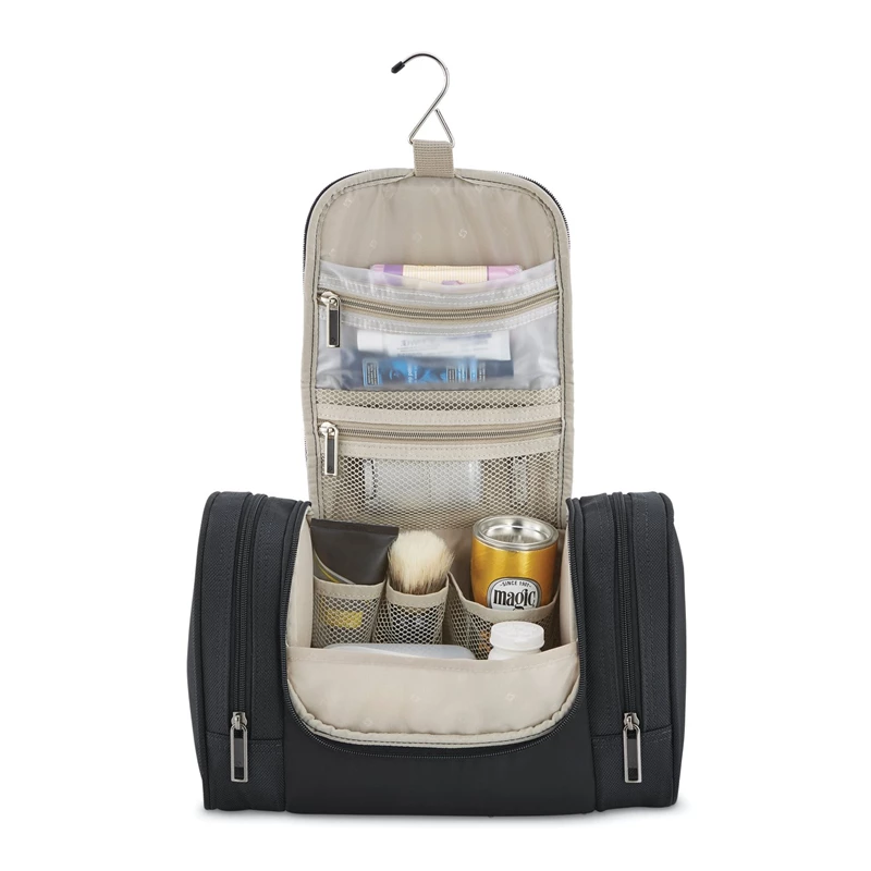 Kit Da Toilette & Cosmetici Samsonite NuRoad Hanging Travel Kit Black/Gunmetal | KDSNVE235