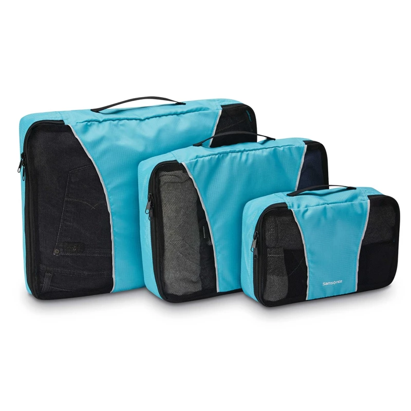 Organizzazione Dell\'imballaggio Samsonite 3 Piece Packing Cube Set Blu | ARXIDT072