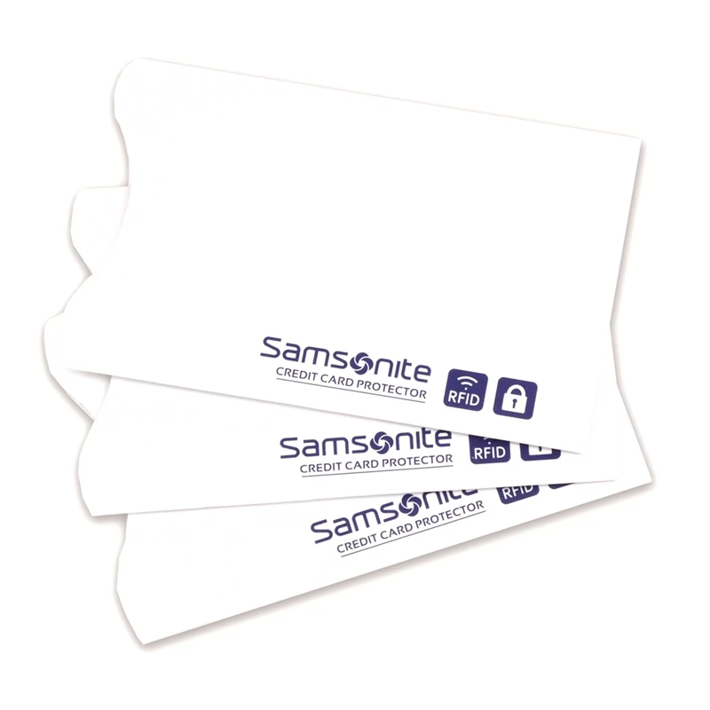 RFID Samsonite RFID Credit Card Sleeves (3 pack) Bianche | HQJMFA897