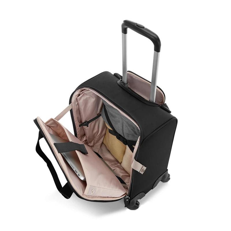 Underseat Valigie Samsonite Mobile Solution Everyday Underseater Nere Rosa Blu Chiaro Bianche | QGMHVI345