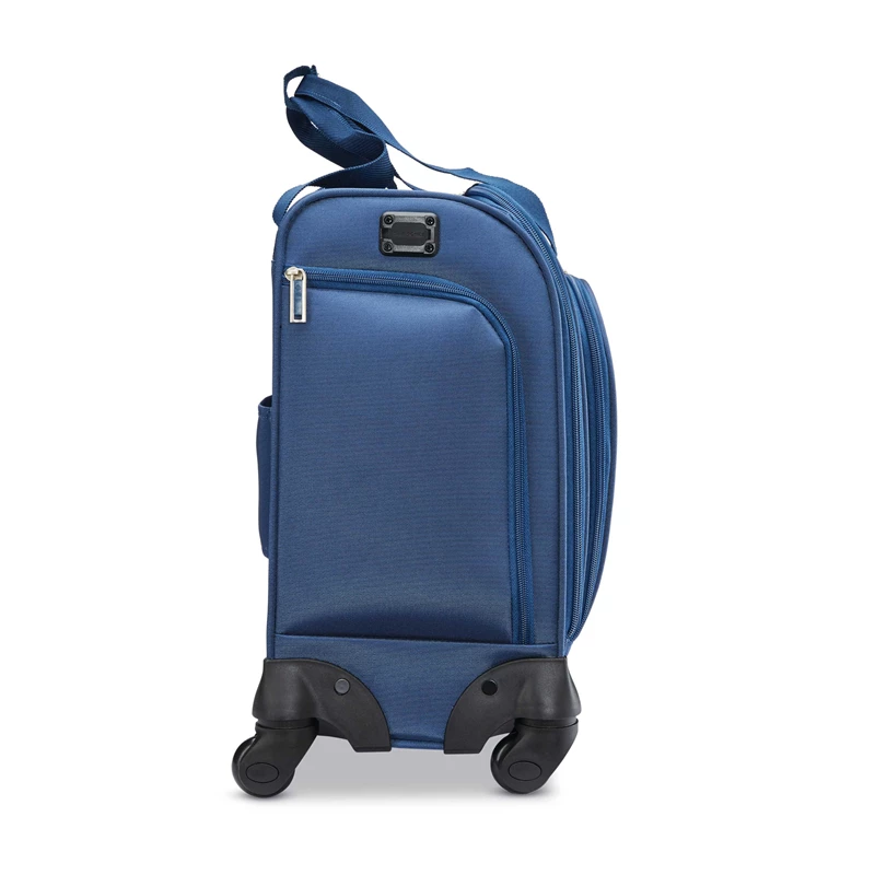 Underseat Valigie Samsonite Spinner Underseater with USB Port Nere Nere Bianche | QNOKUG285