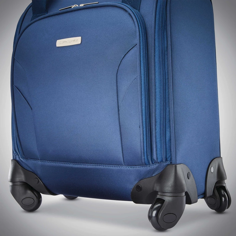 Underseat Valigie Samsonite Spinner Underseater with USB Port Nere Nere Bianche | QNOKUG285