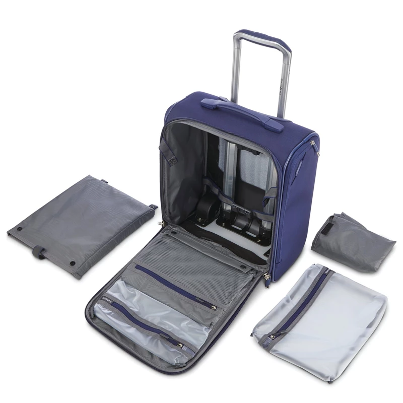 Valigie Morbide Samsonite Ascentra Wheeled Underseater Blu | FYAIWH975