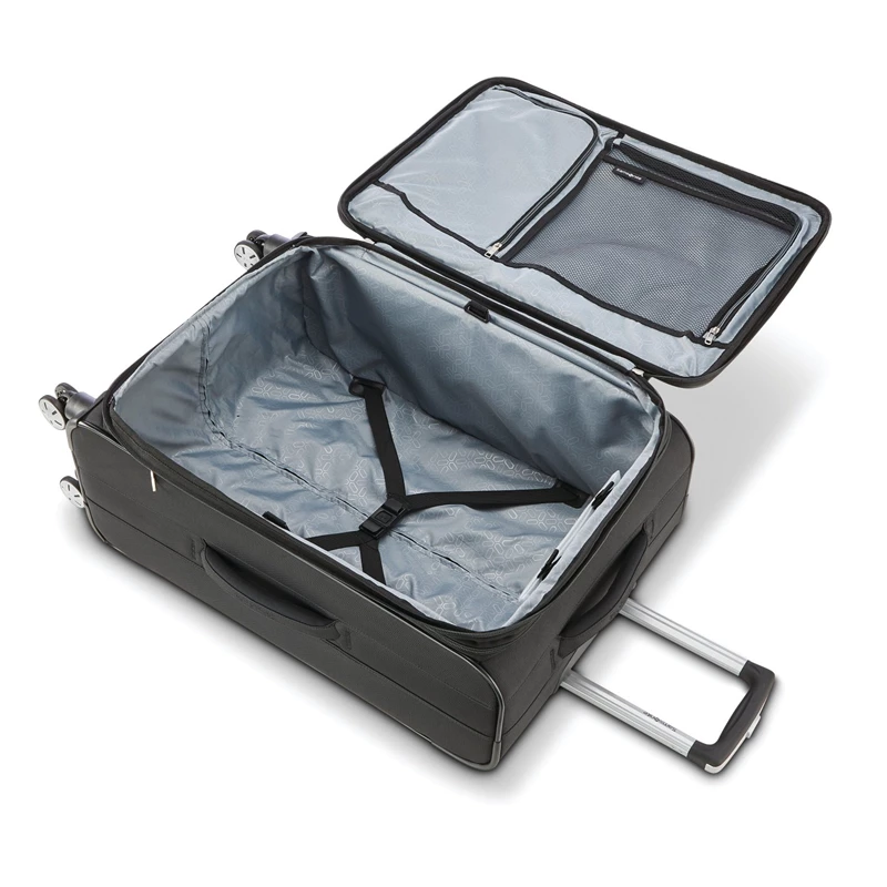 Valigie Morbide Samsonite Atrium Medium Spinner Nere | WAOBSM315
