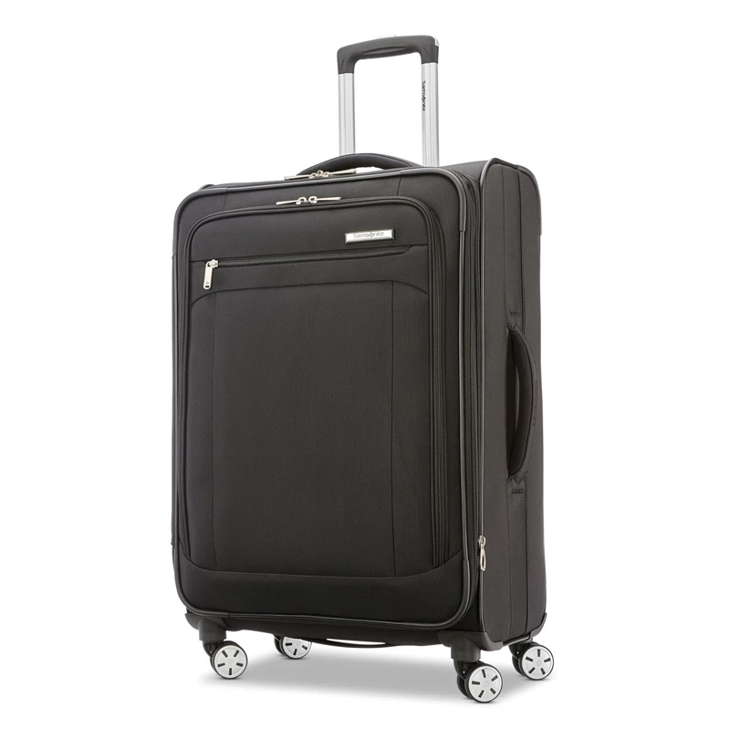 Valigie Morbide Samsonite Atrium Medium Spinner Nere | WAOBSM315
