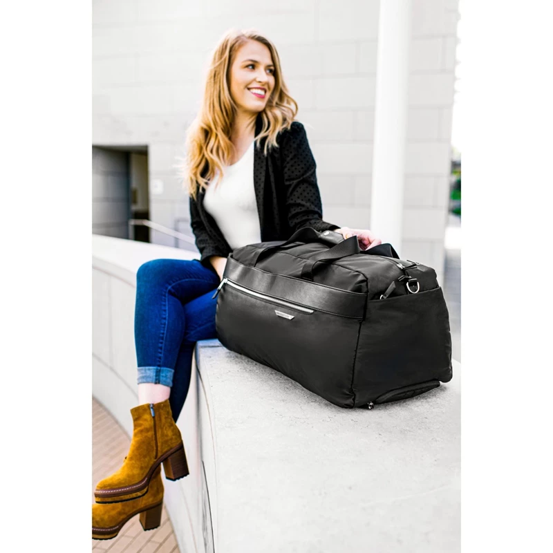 Valigie Morbide Samsonite Just Right Weekend Wheeled Duffel Nere | CJNHIF126