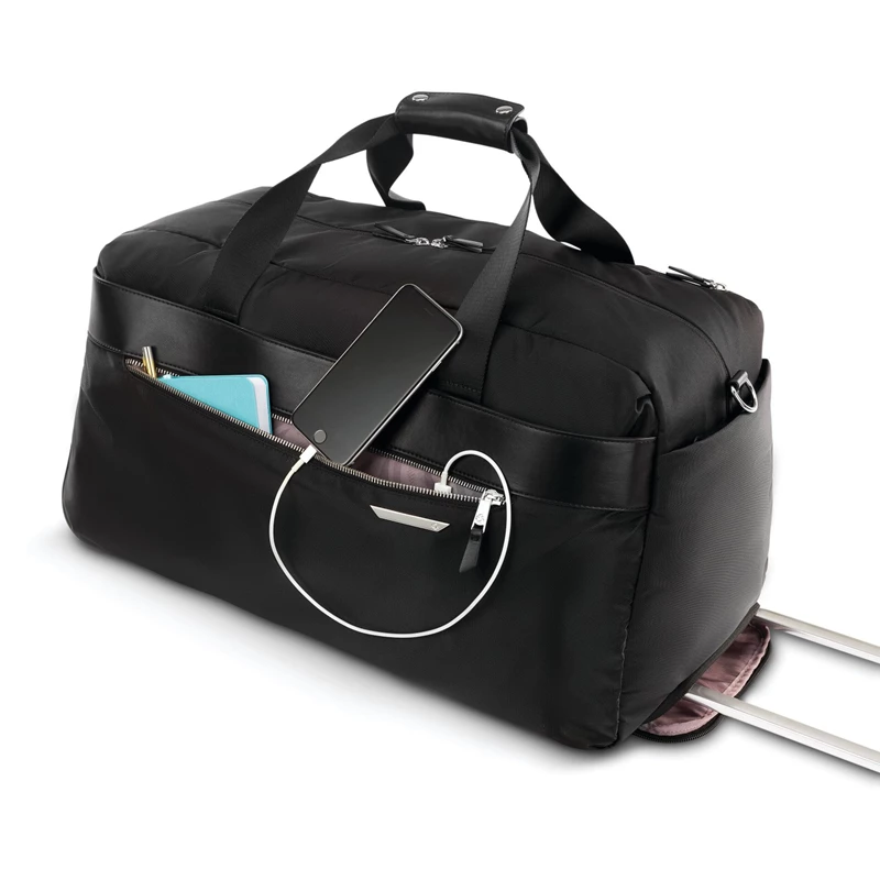 Valigie Morbide Samsonite Just Right Weekend Wheeled Duffel Nere | CJNHIF126