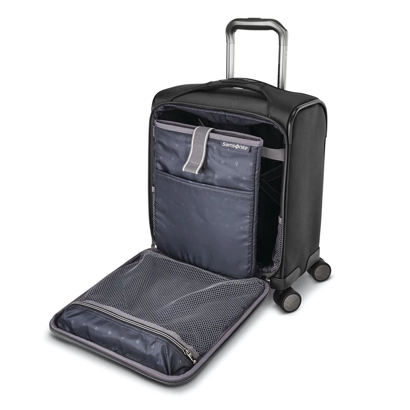 Valigie Morbide Samsonite Theorym Underseater Spinner Nere | ZIXMFE190