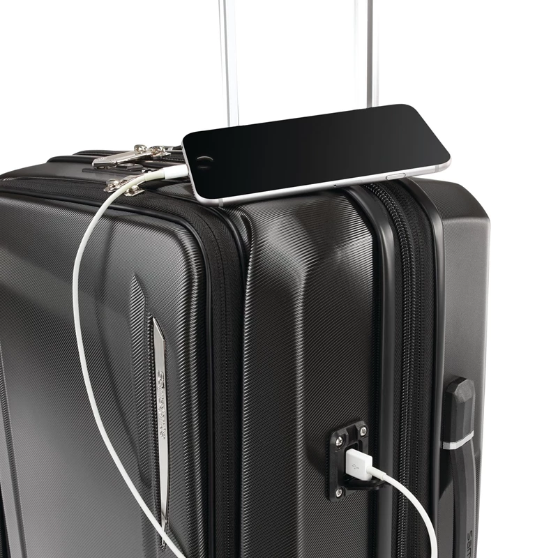 Valigie Rigide Samsonite Just Right Carry-On Spinner Graphite | BDYWFM901