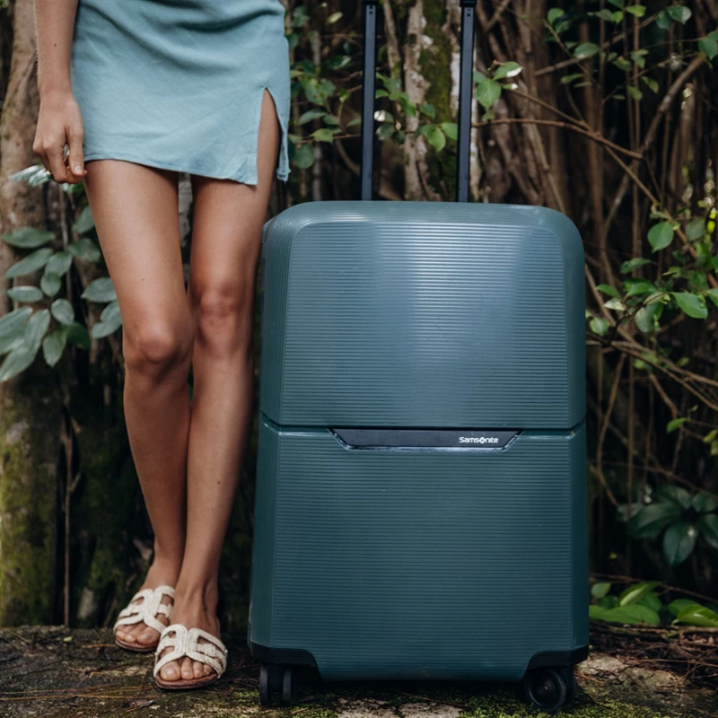 Valigie Rigide Samsonite Maxsum Eco Large Spinner Verdi | UBFCET657