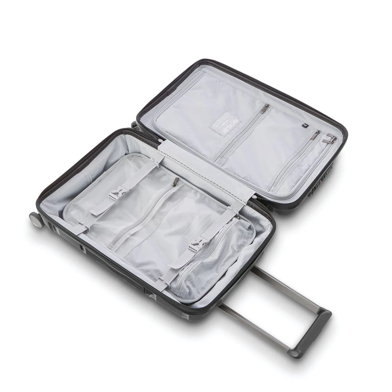 Valigie Rigide Samsonite Outline Pro 22 x 14 x 9 Carry-On Spinner Nere | WQDUJB514