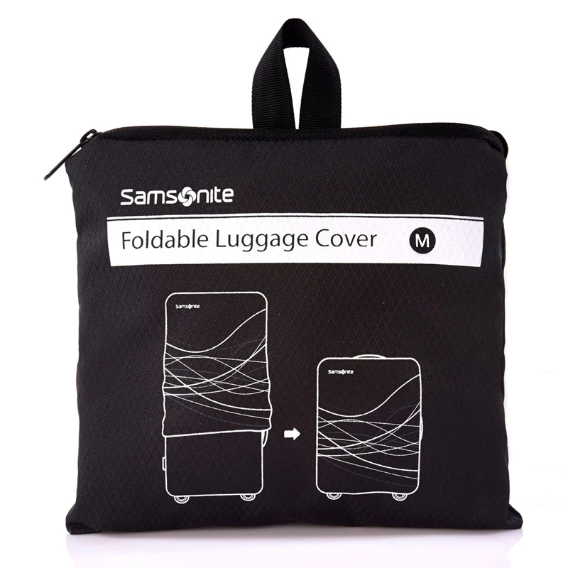 Valigie Samsonite Medium Foldable Luggage Cover Nere | KTHDWZ425