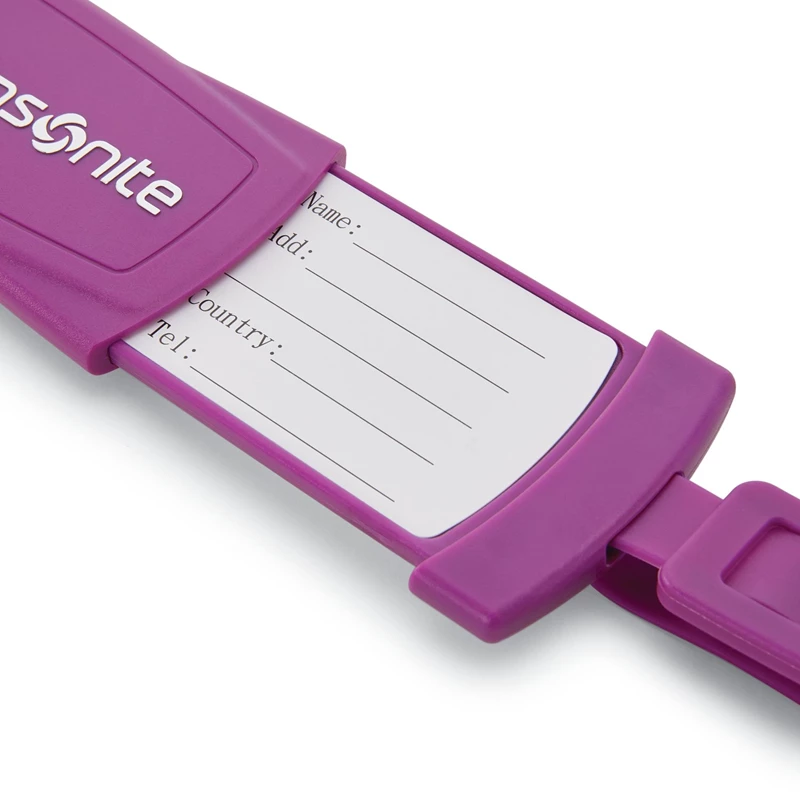 Valigie Samsonite Security ID Luggage Tag (Set of 2) Ultraviolet | QVYOSU729