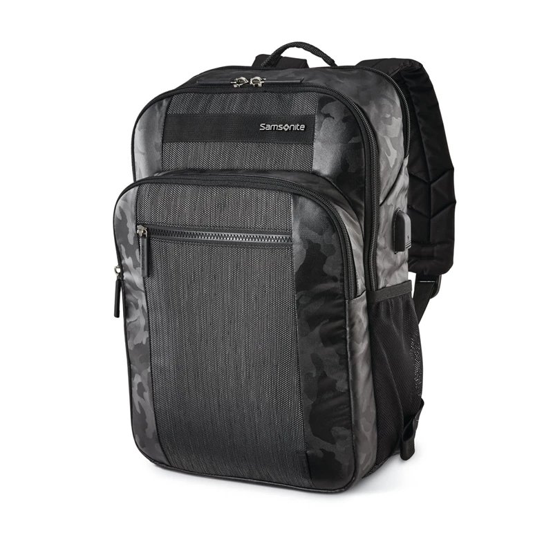 Zaino Laptop Samsonite Quadrion Slim Backpack Black/Camo | MYKBAZ941