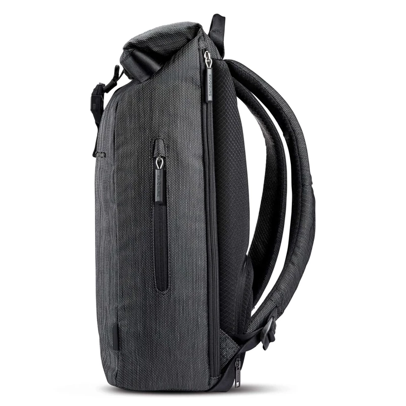 Zaino Laptop Samsonite SXK Rolltop Backpack Black/Silver | TGRSMV720