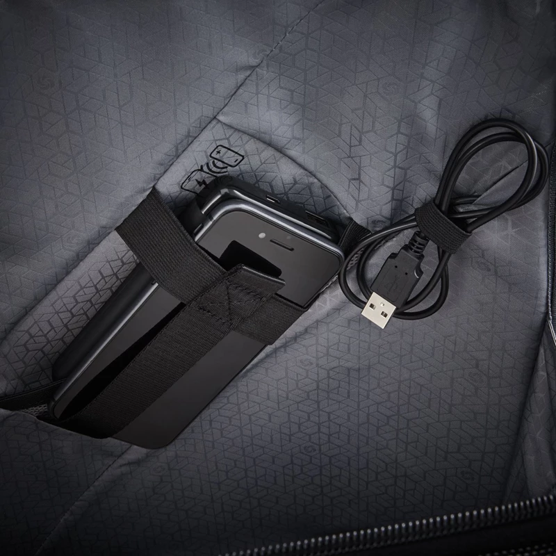 Zaino Laptop Samsonite SXK Slim Backpack Black/Silver | OJZQFR160